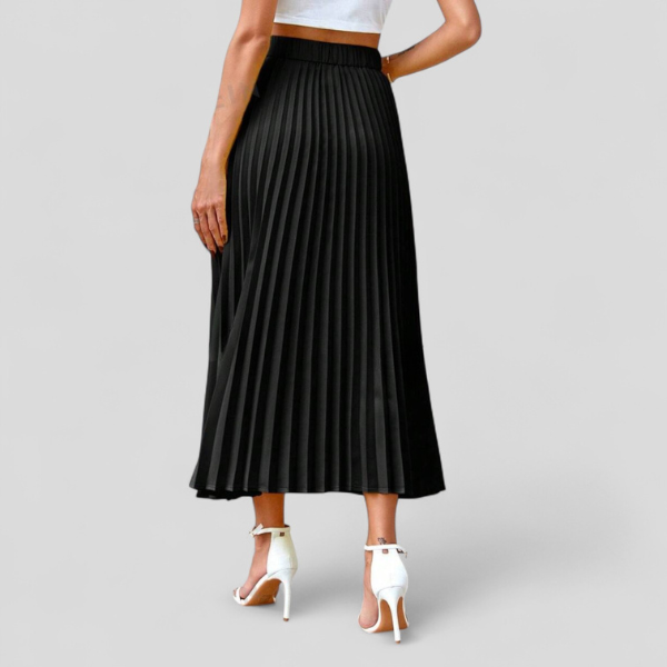 FALDA MIDI PLISADA n.06329