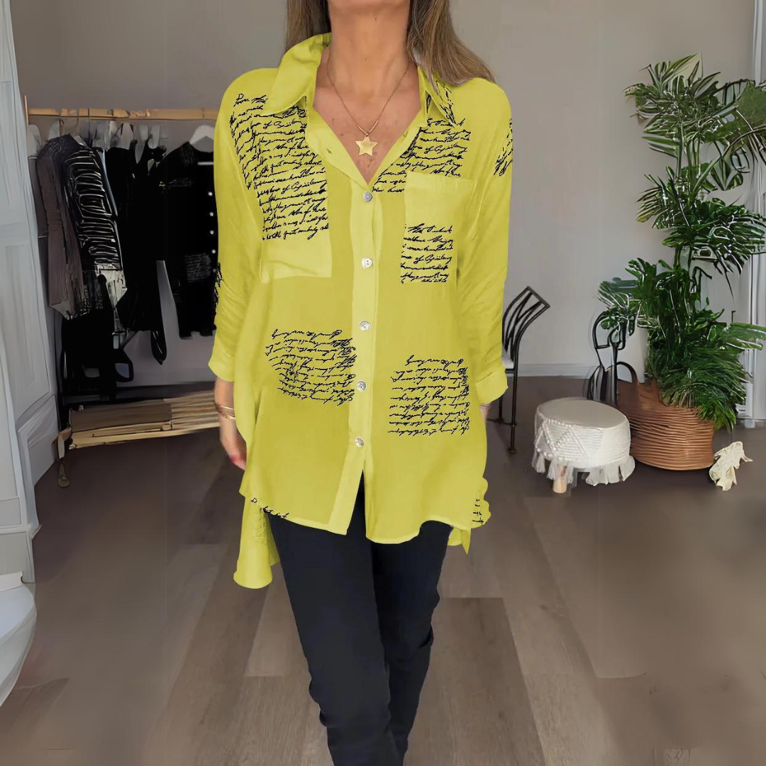 CAMISA LARGA CON BOTONES n.407153