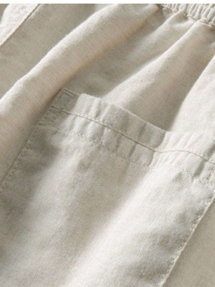 Leo – Conjunto Casual con Polo y Pantalón de Lino para Hombre