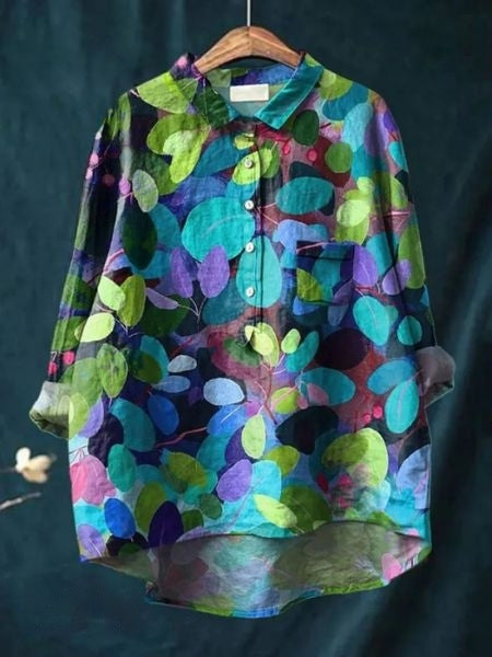 Lily – Blusa con estampado floral y corte favorecedor