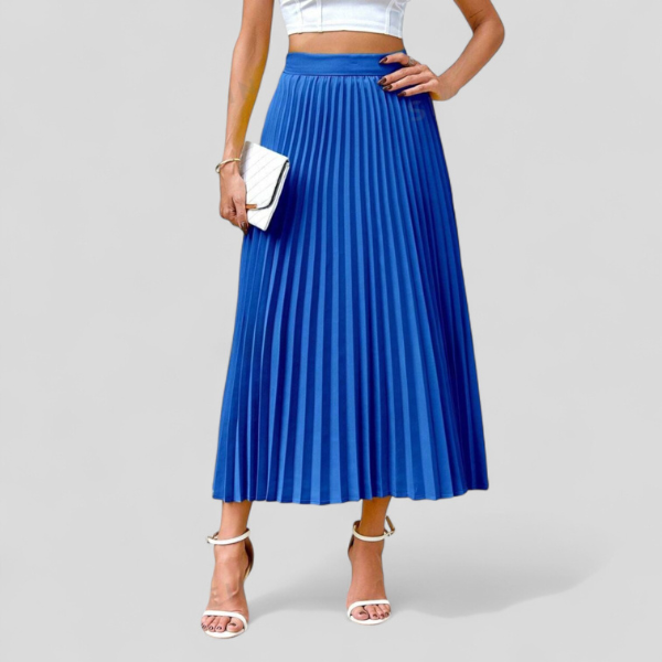 FALDA MIDI PLISADA n.06329