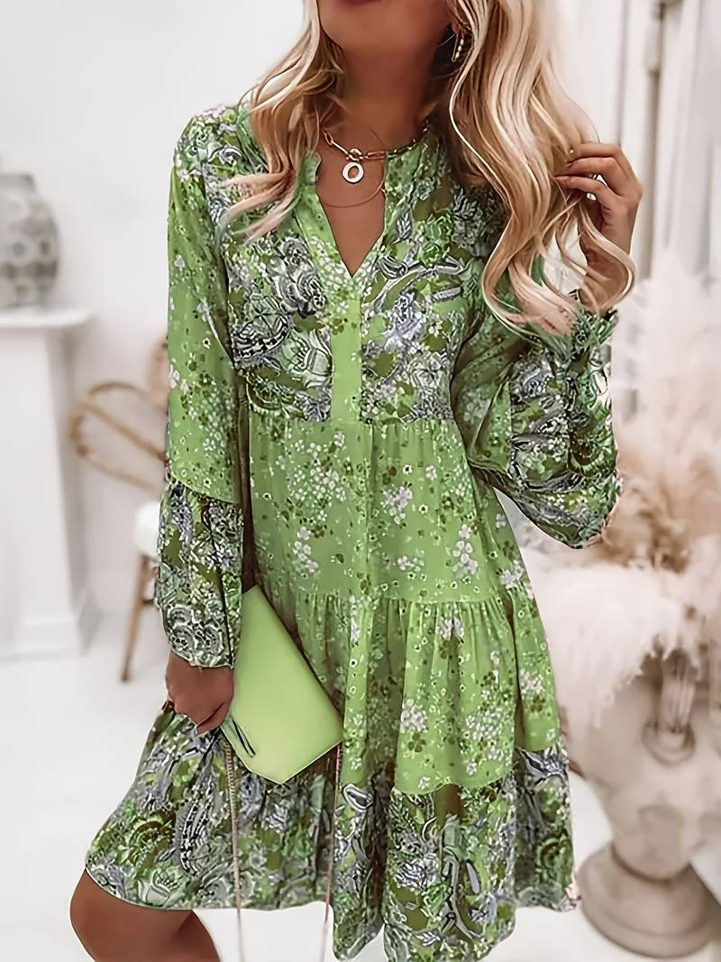 Kimberly – Vestido Boho Floral para la Playa
