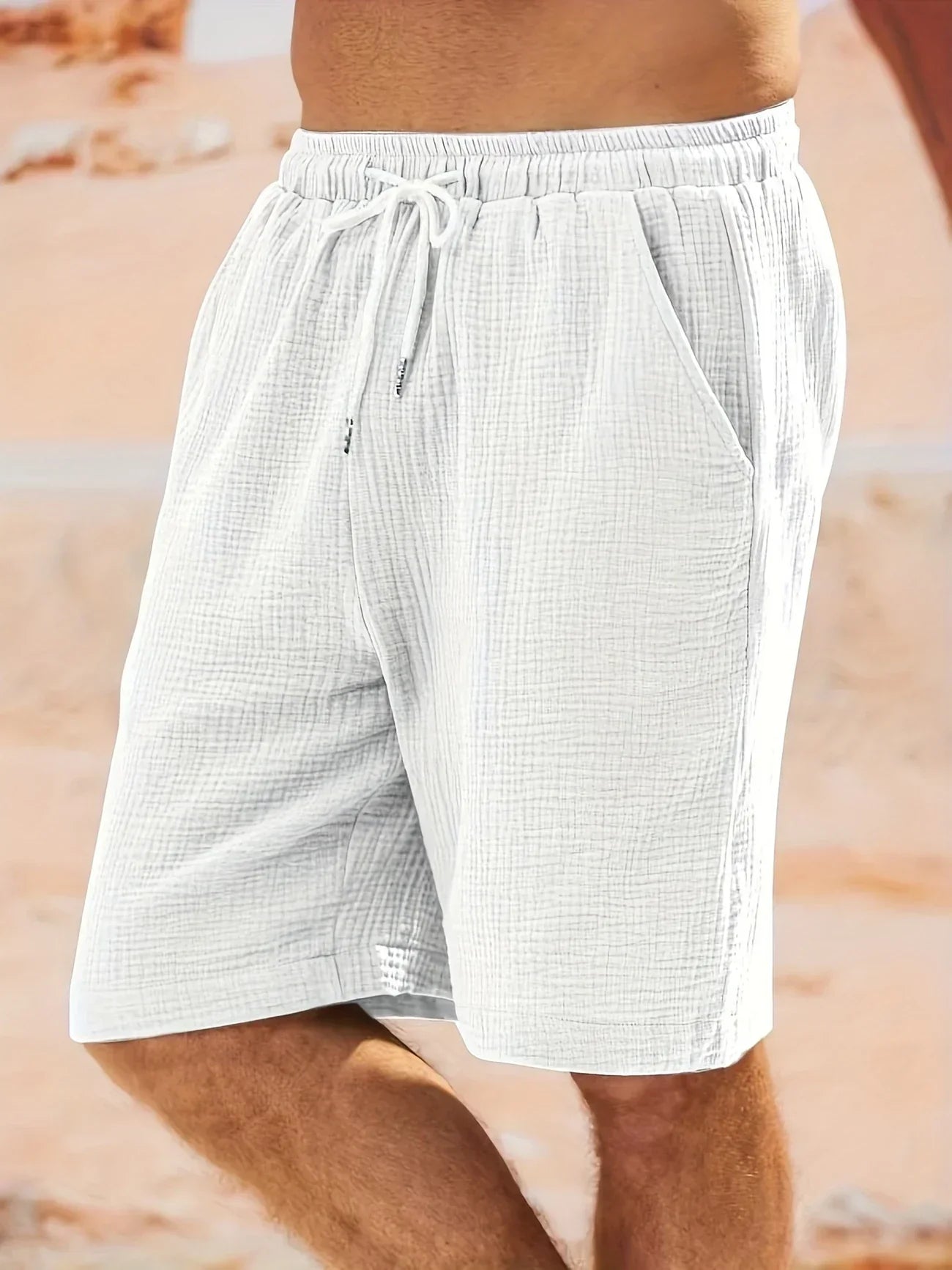 Elliot – Pantalones Cortos de Corte Suelto con Bolsillos