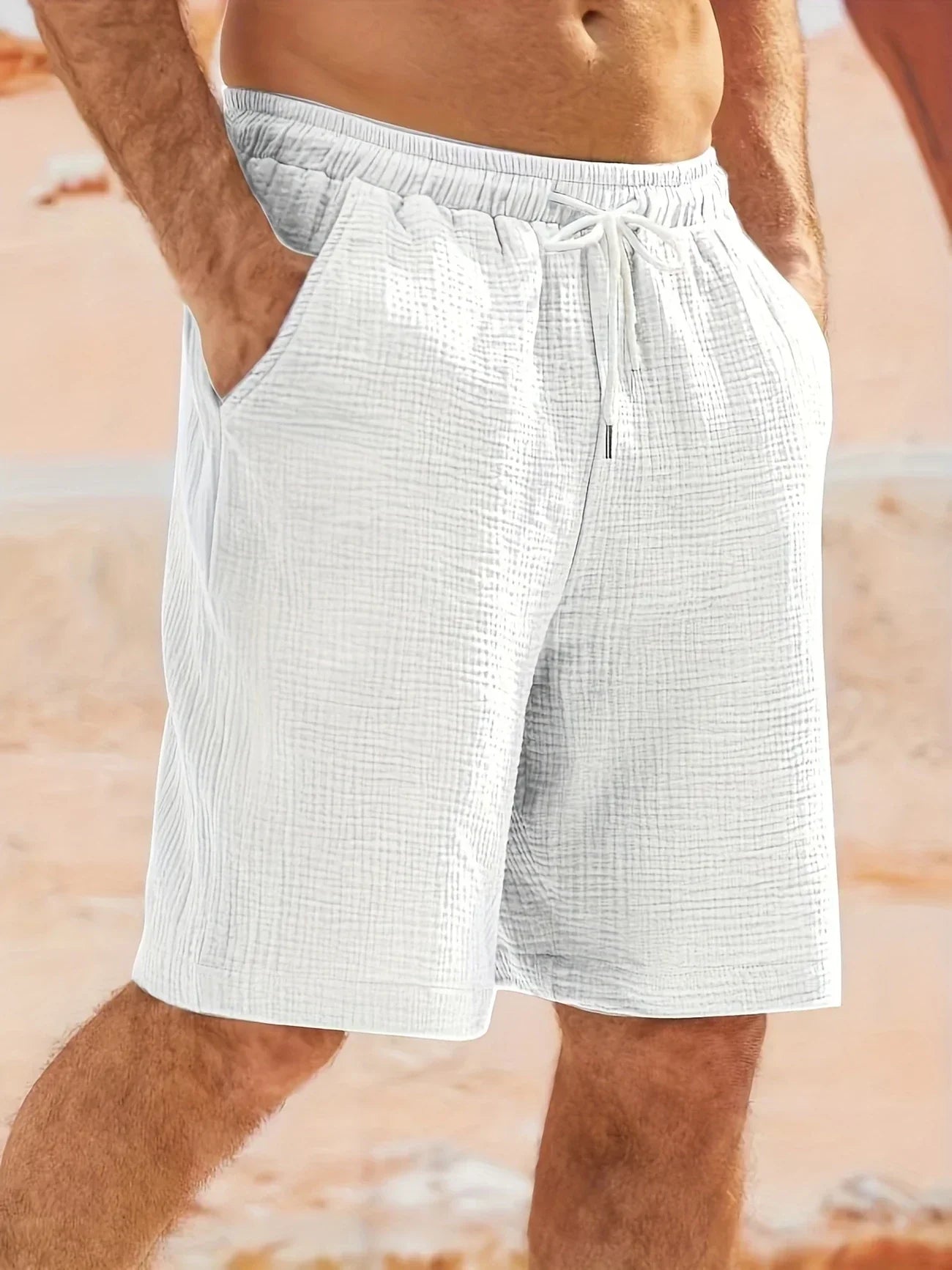 Elliot – Pantalones Cortos de Corte Suelto con Bolsillos