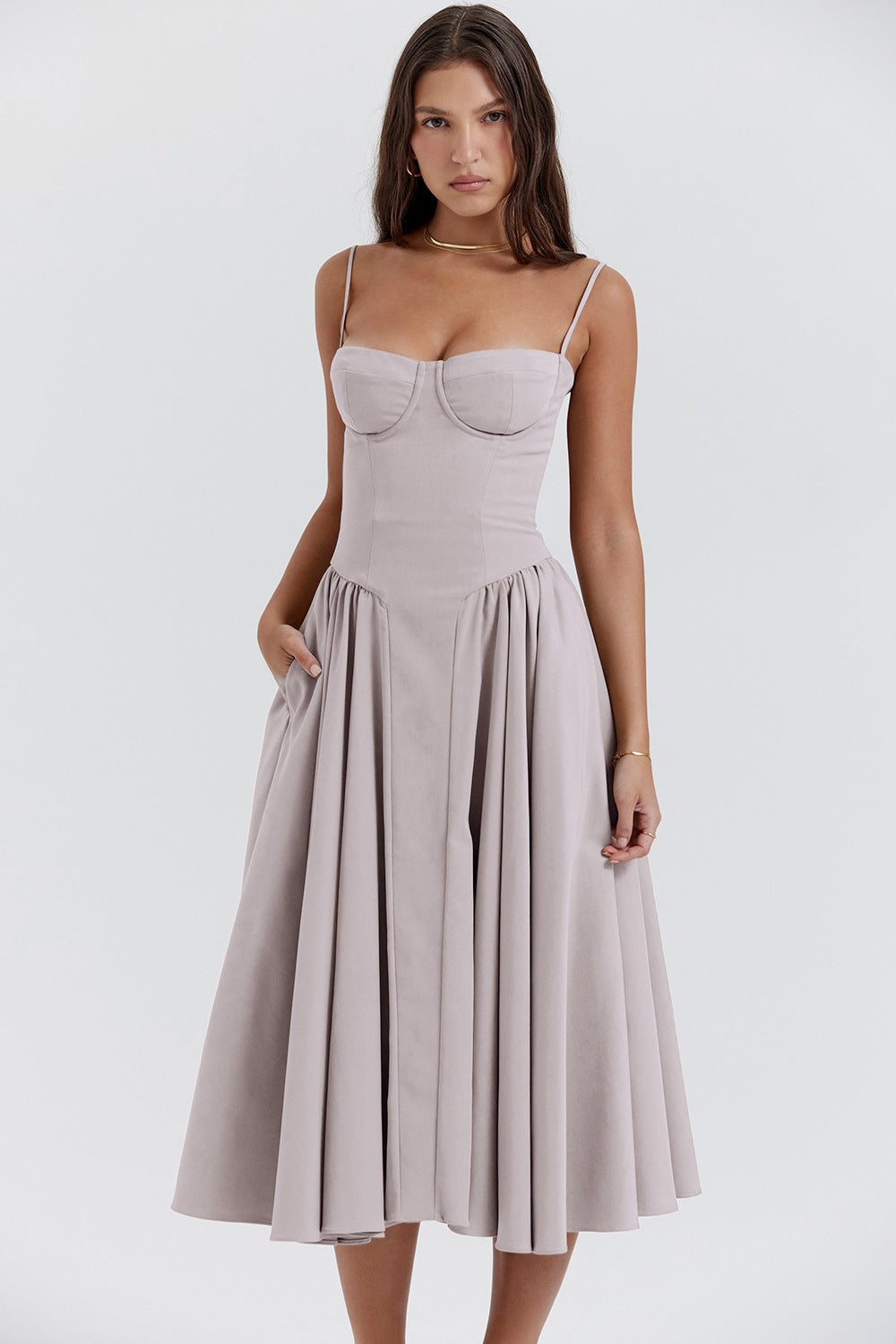 ORIUS– VESTIDO MIDI RETRO