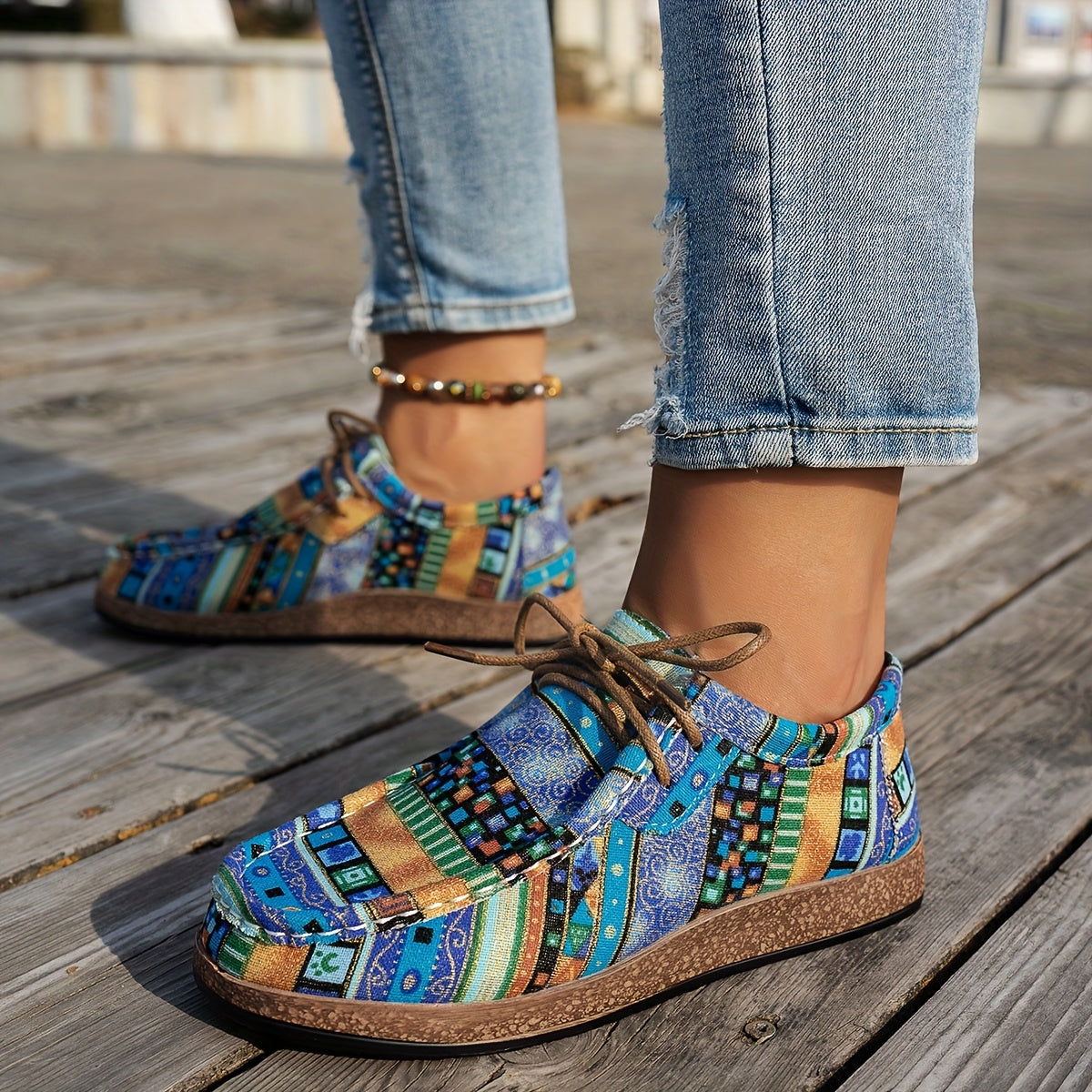 ZAPATOS ESTAMPADO PATCHWORK