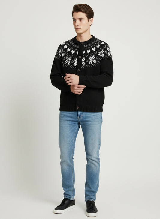 CARDIGAN RETRO FAIR ISLE – EDICIÓN NAVIDAD