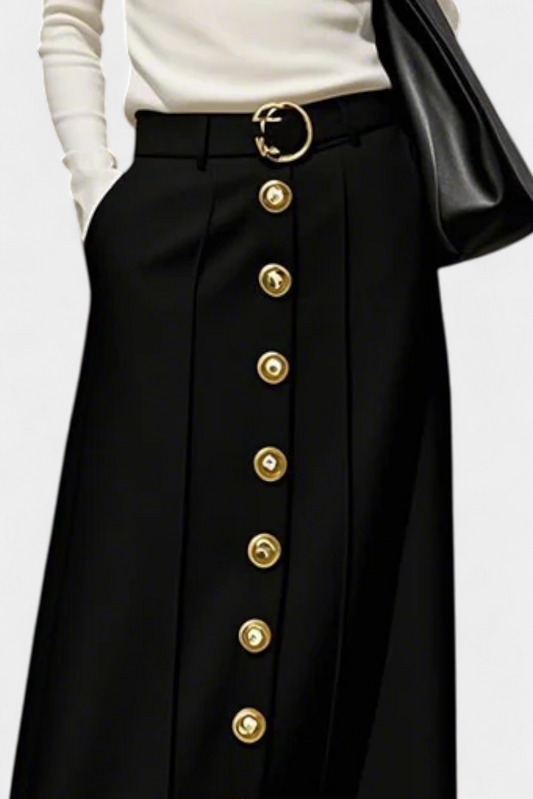 FALDA URBANA CON BOTONES