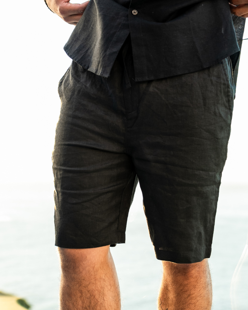 Casablanca – Bermudas de lino premium