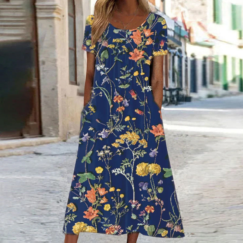 Lila – Vestido boho floral elegante