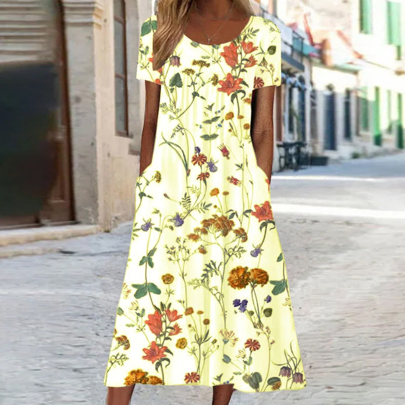Lila – Vestido boho floral elegante