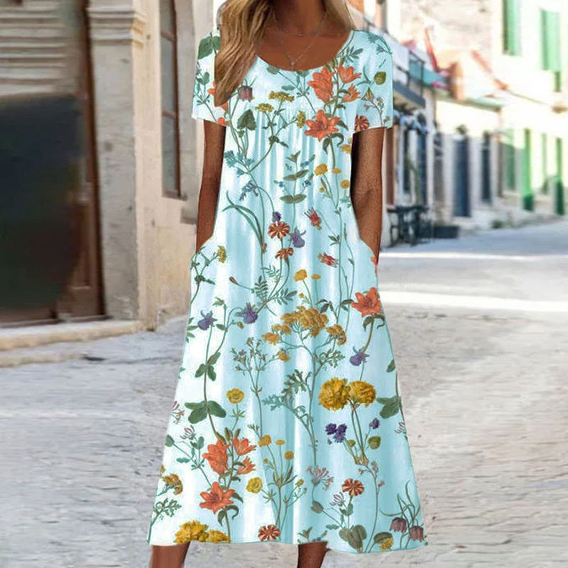Lila – Vestido boho floral elegante