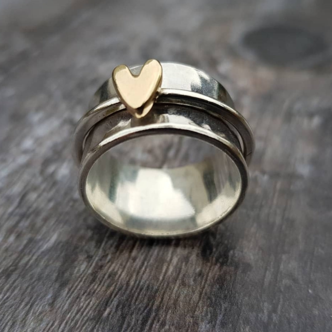 ANILLO CORAZÓN SERENO
