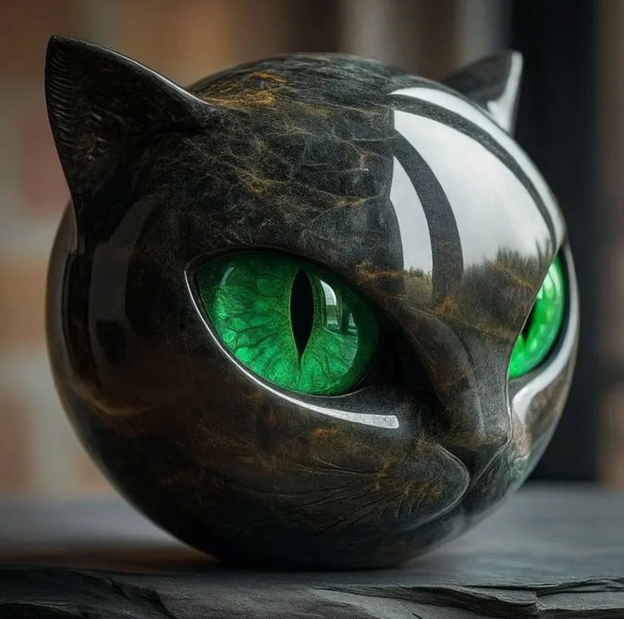 NIXTAR™ | ESCULTURA GATO MÍSTICO