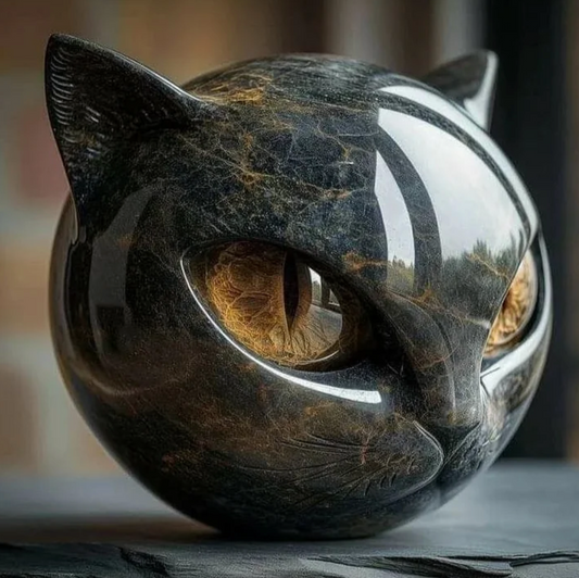 NIXTAR™ | ESCULTURA GATO MÍSTICO