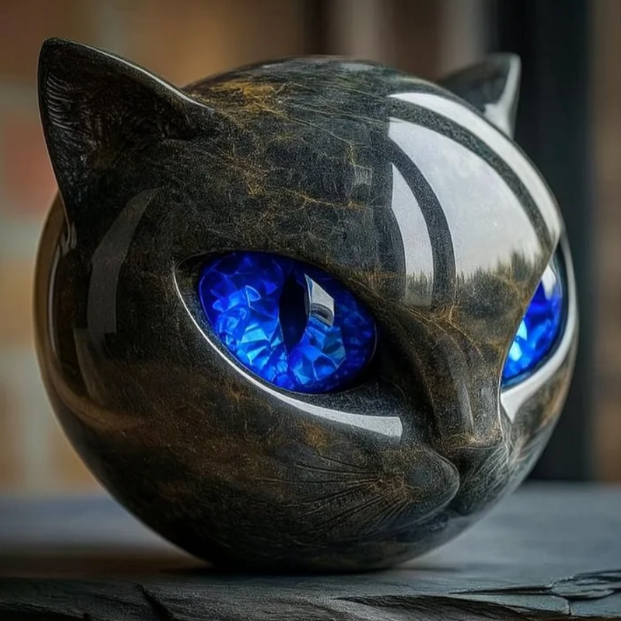 NIXTAR™ | ESCULTURA GATO MÍSTICO