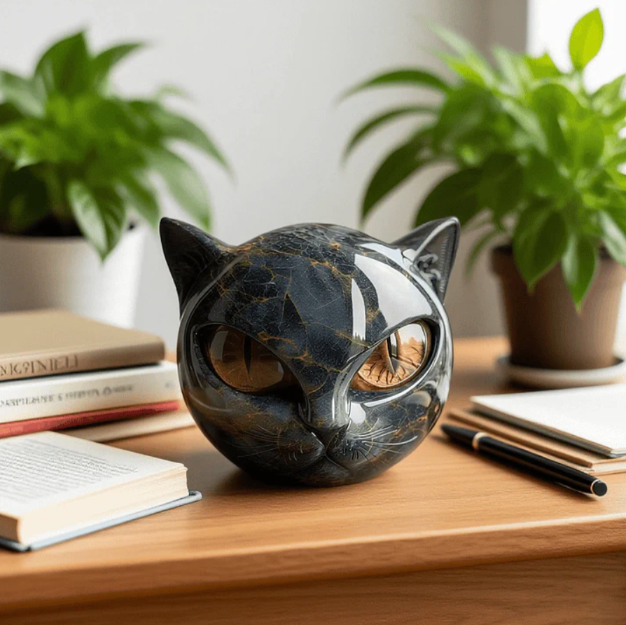 NIXTAR™ | ESCULTURA GATO MÍSTICO