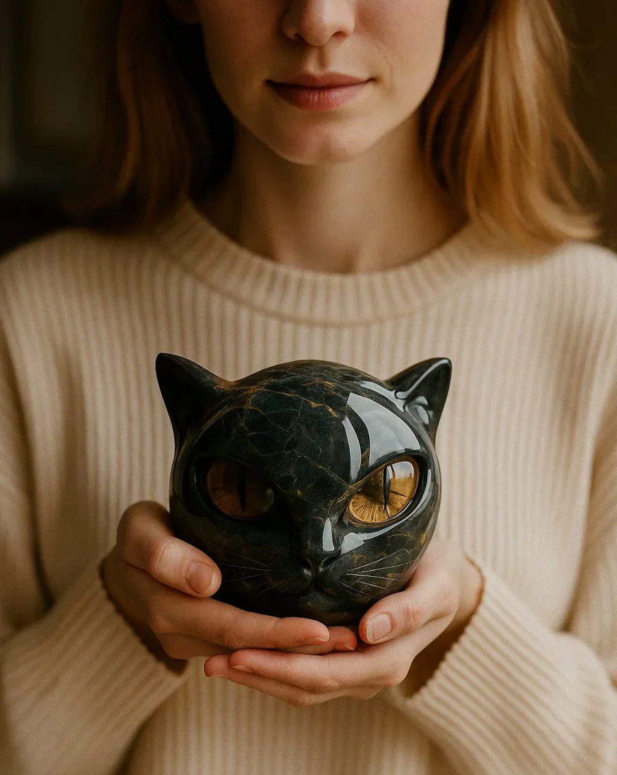 NIXTAR™ | ESCULTURA GATO MÍSTICO