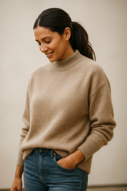 SUÉTER DE CACHEMIRA 100%