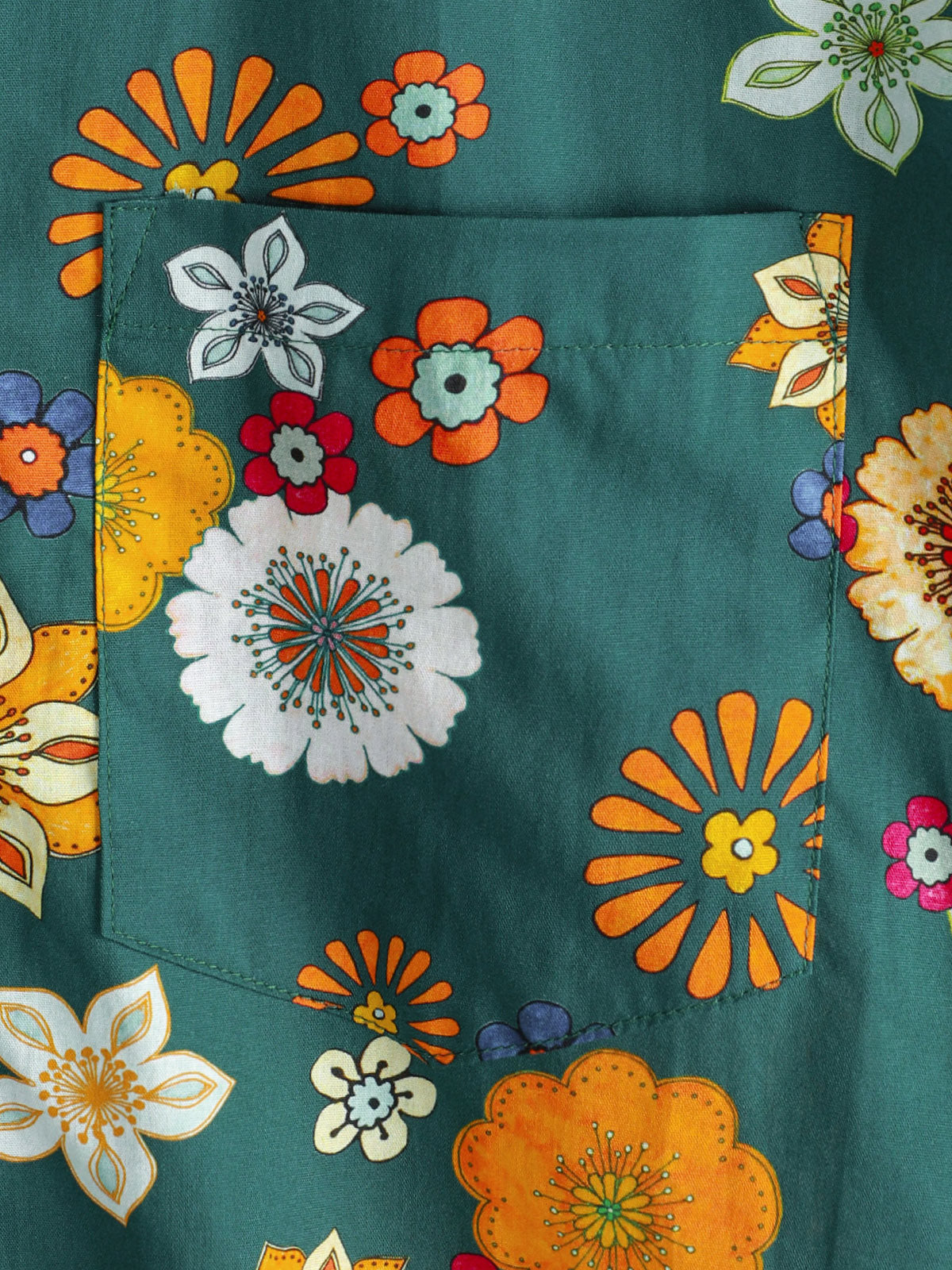 Keanu – Camisa hawaiana de algodón 100% con estampado floral