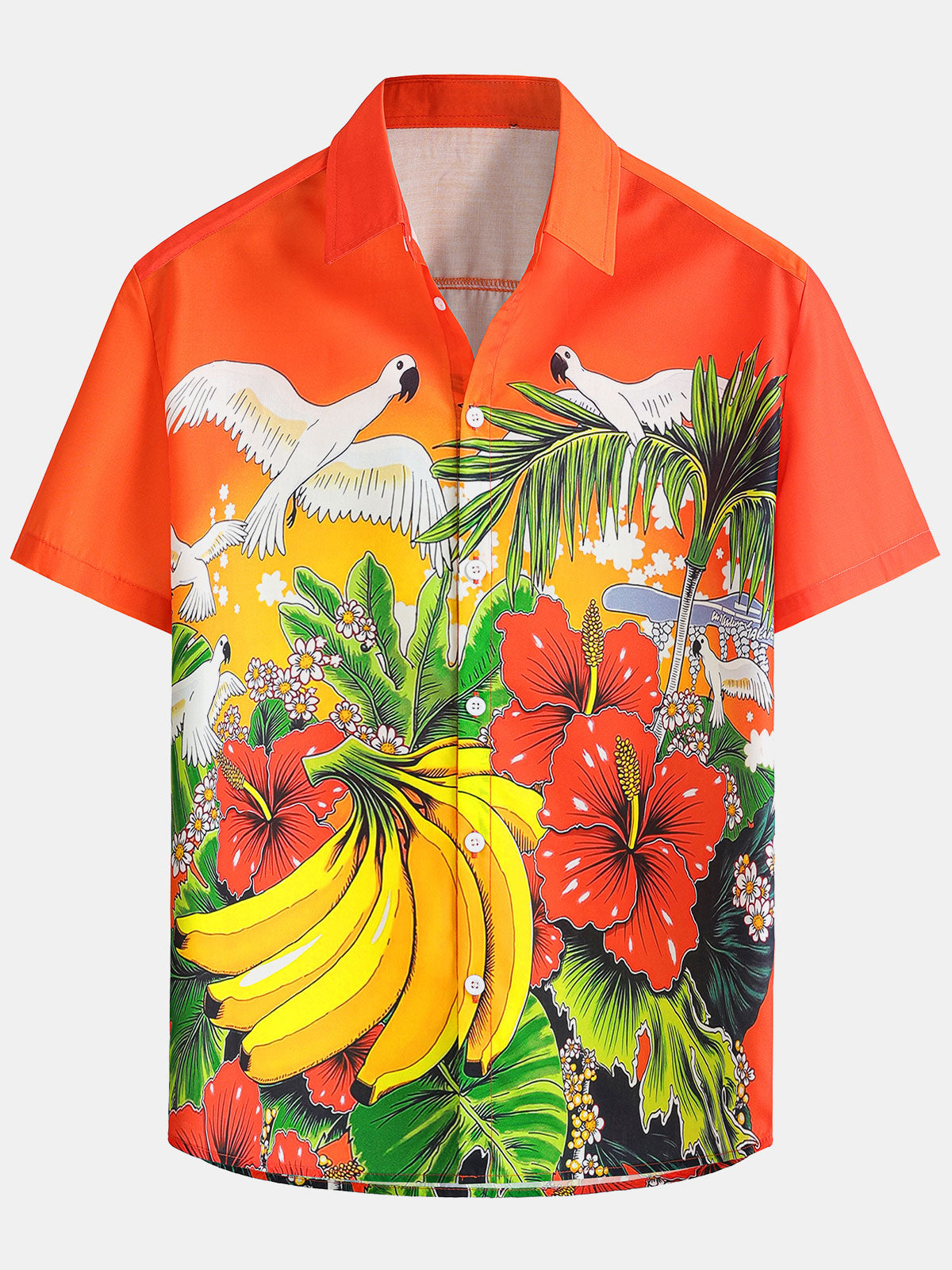 Keanu – Camisa hawaiana floral para hombre
