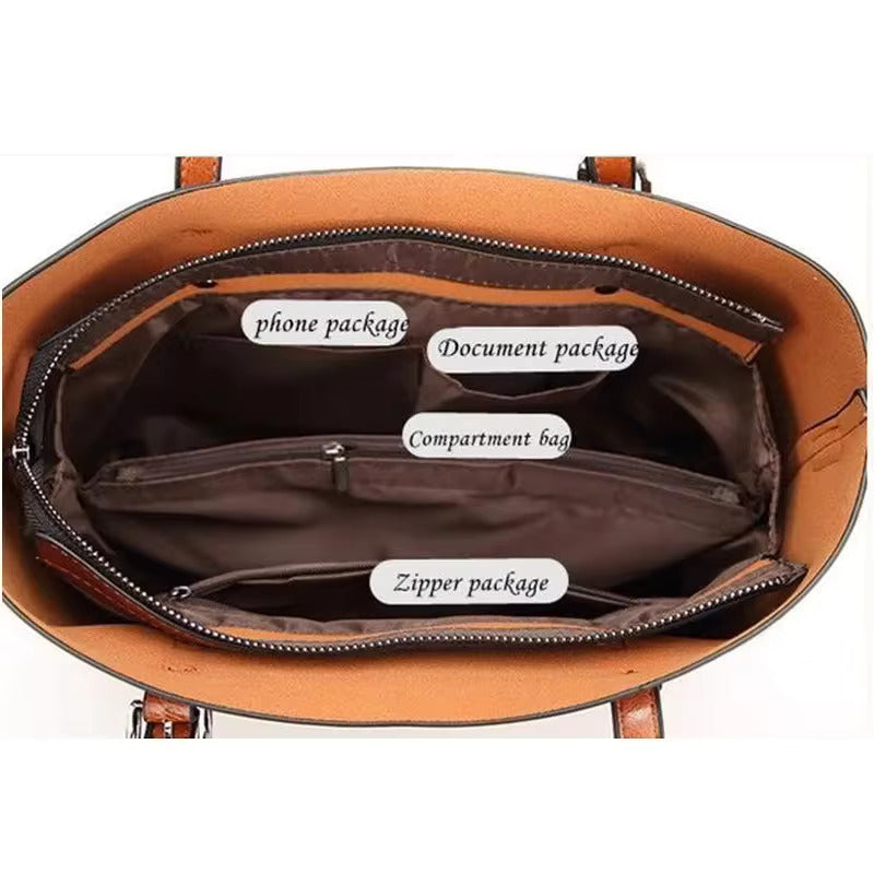 Louisa – Bolso tote de cuero elegante
