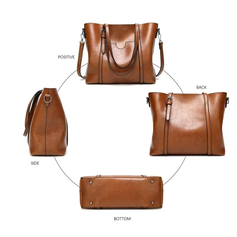 Louisa – Bolso tote de cuero elegante