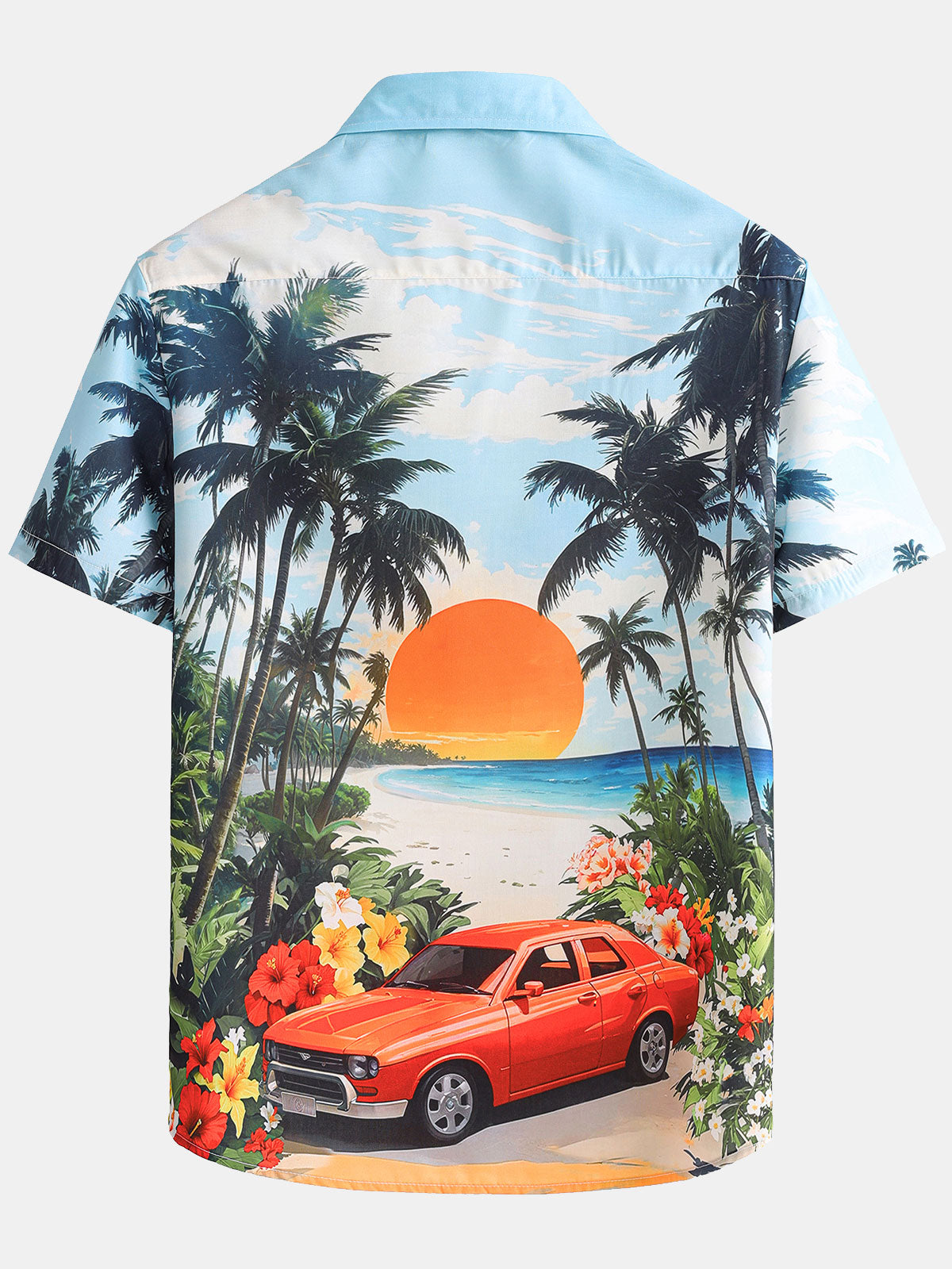 Keanu – Camisa hawaiana floral para hombre
