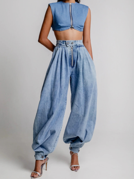 JEANS DE PIERNA ANCHA n.82437