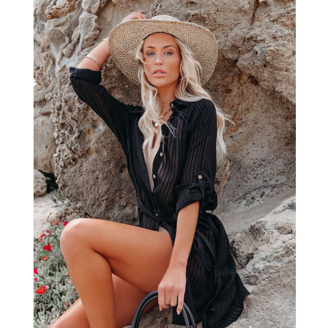 Lagoon Breeze Túnica – Estilo atemporal para días cálidos