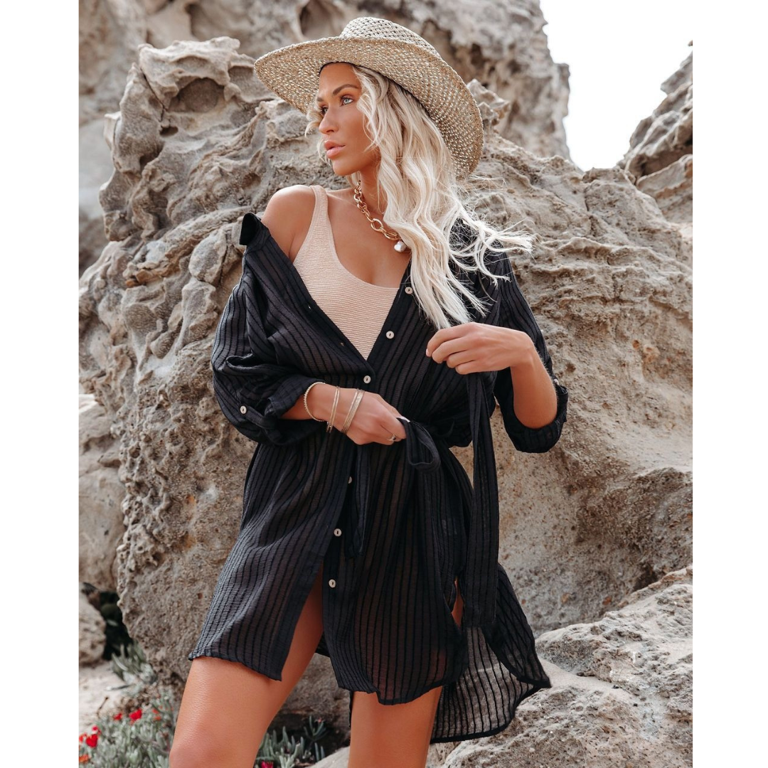 Lagoon Breeze Túnica – Estilo atemporal para días cálidos