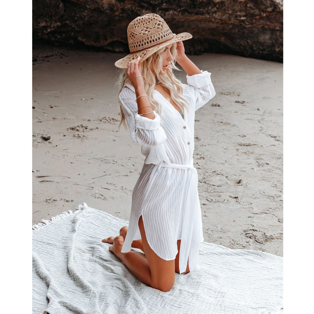 Lagoon Breeze Túnica – Estilo atemporal para días cálidos