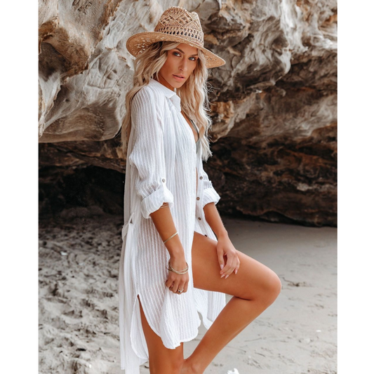 Lagoon Breeze Túnica – Estilo atemporal para días cálidos