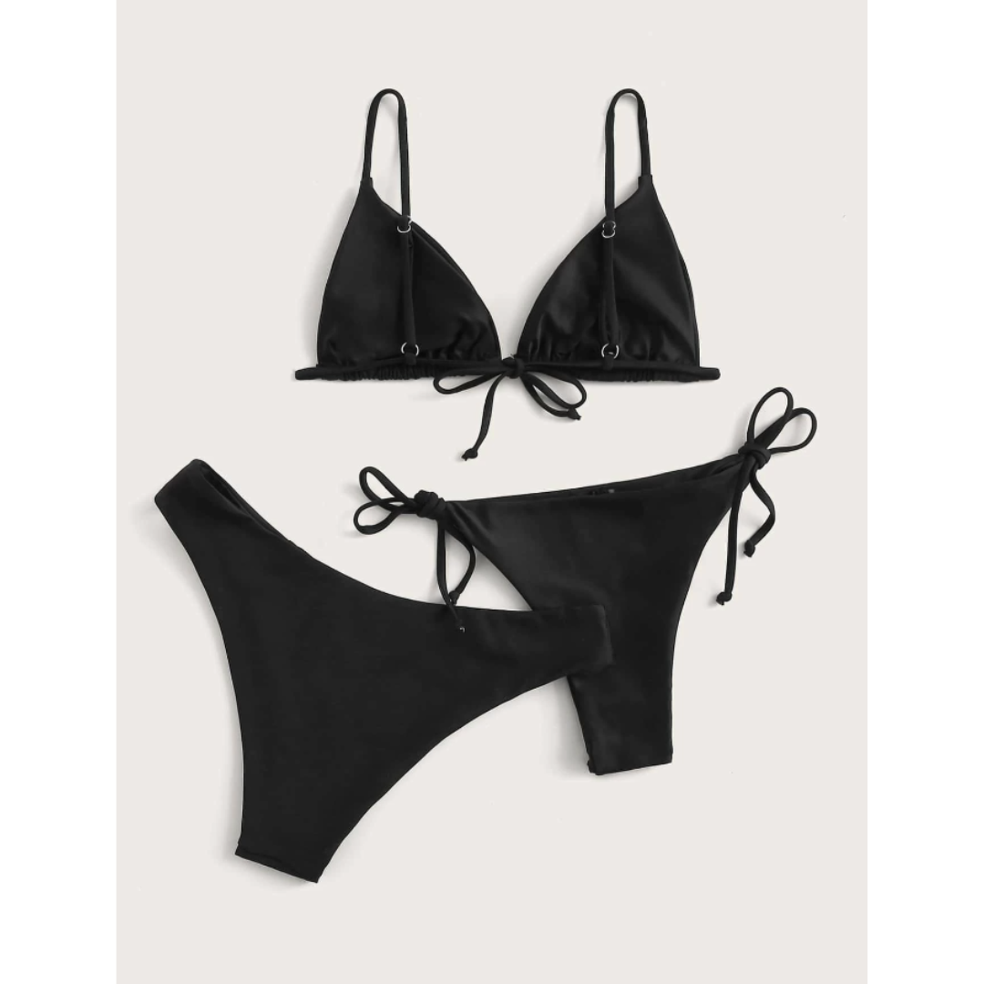Beach Glow Trio – Bikini de 3 piezas con dos braguitas combinables