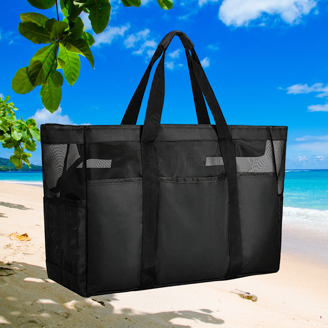 Summer Vibes – Bolsa de playa ligera y espaciosa