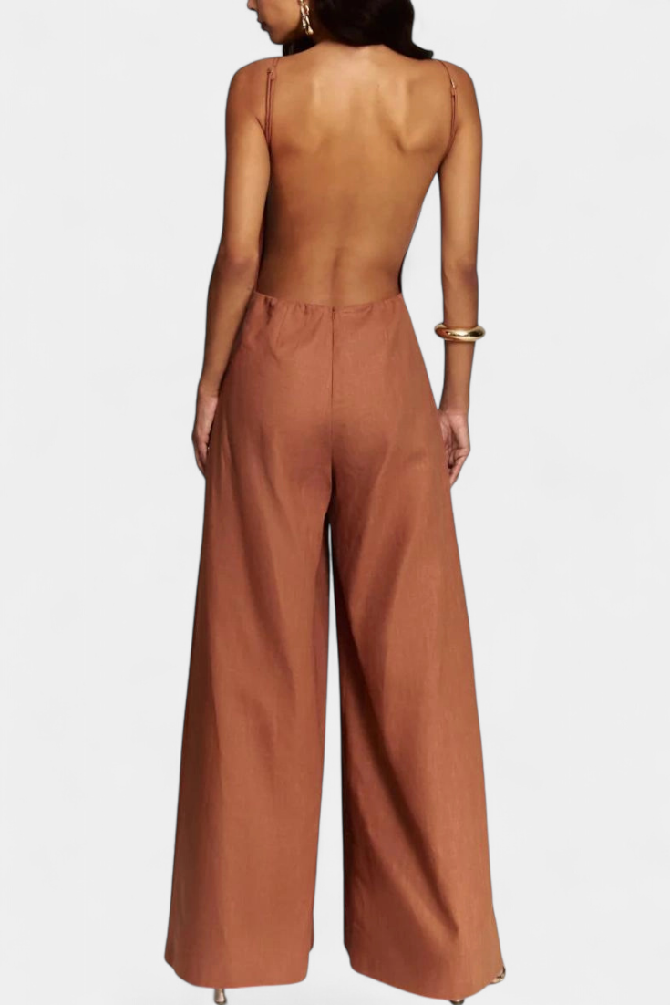 MONO HALTER DE PIERNA ANCHA n.06792
