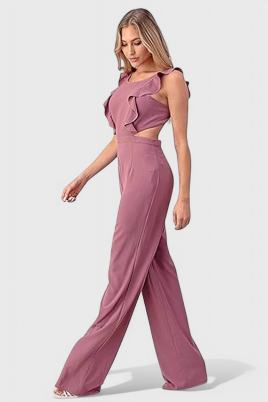 MONO ELEGANTE DE PIERNA ANCHA