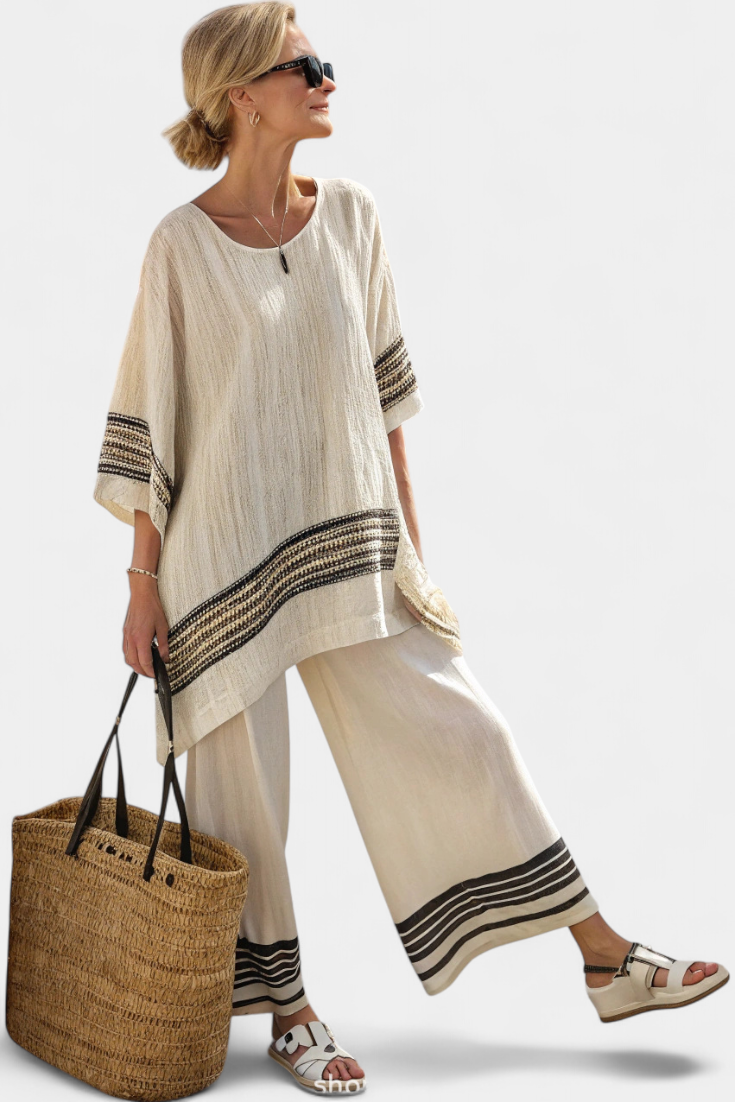 María – Conjunto estilo mediterráneo