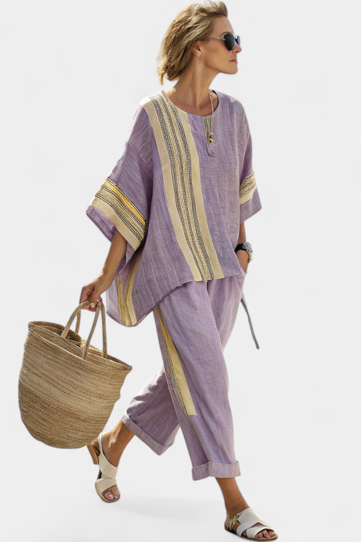 María – Conjunto estilo mediterráneo
