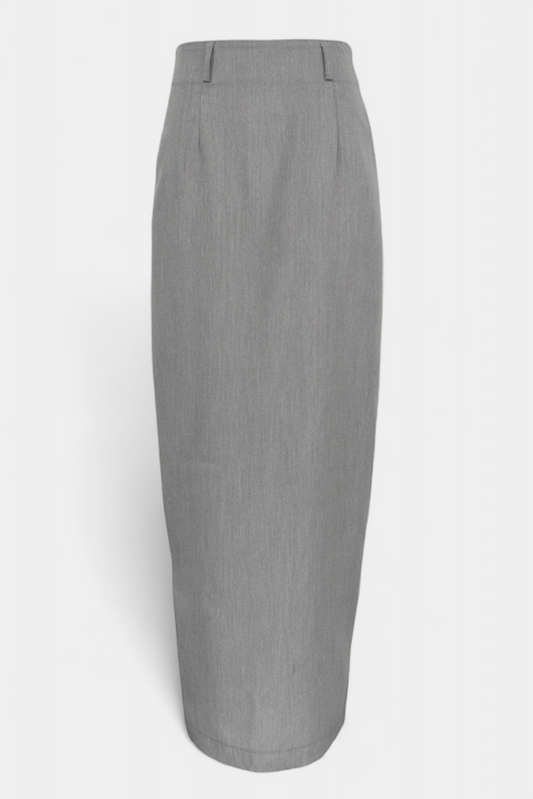 FALDA LARGA CON ABERTURA TRASERA