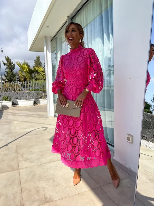 GRECIA – VESTIDO DE ENCAJE FRANCES ELEGANTE