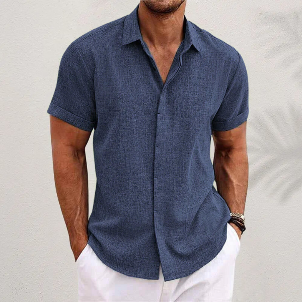 Oliver – Camisa de manga corta elegante y fresca