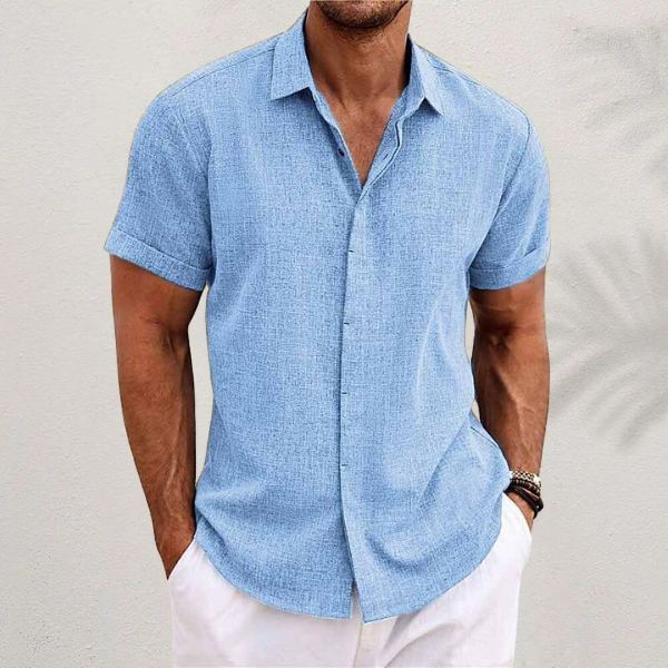 Oliver – Camisa de manga corta elegante y fresca