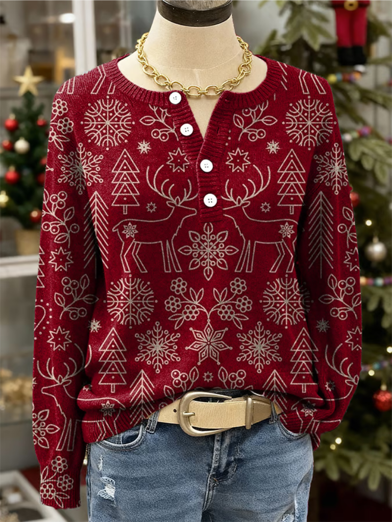 MIRA WINTERDEER™ – PRENDA FESTIVA CÁLIDA Y REFINADA