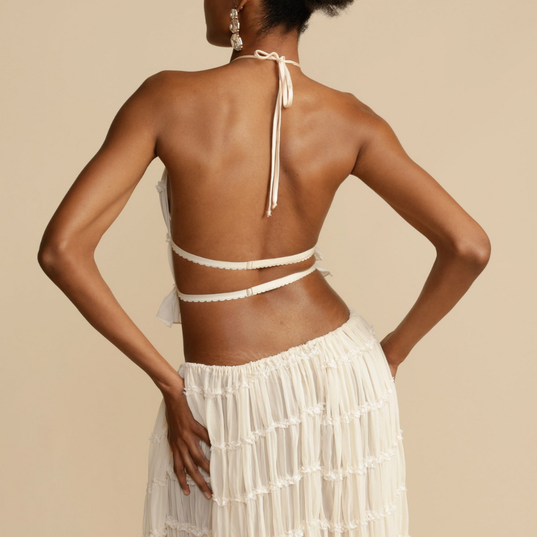 Solene – Conjunto veraniego top y falda