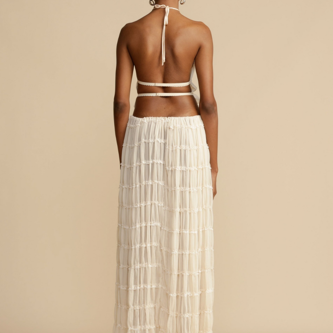 Solene – Conjunto veraniego top y falda