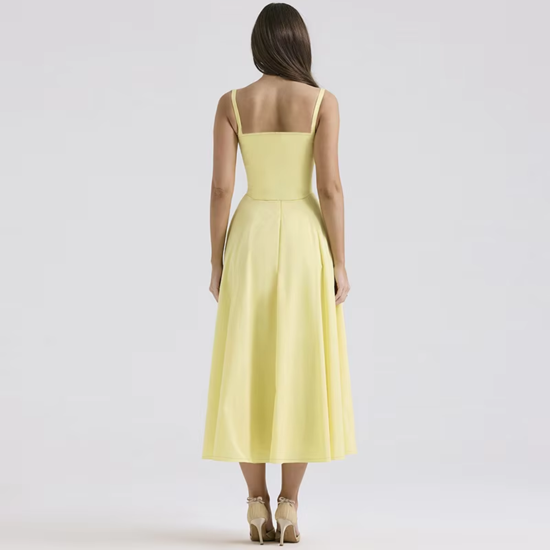ROMANA– VESTIDO MIDI CON CORSET