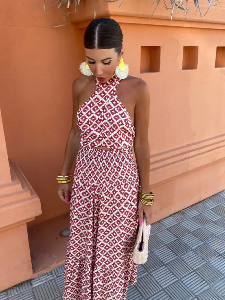 Mickay | Vestido midi con hombros descubiertos