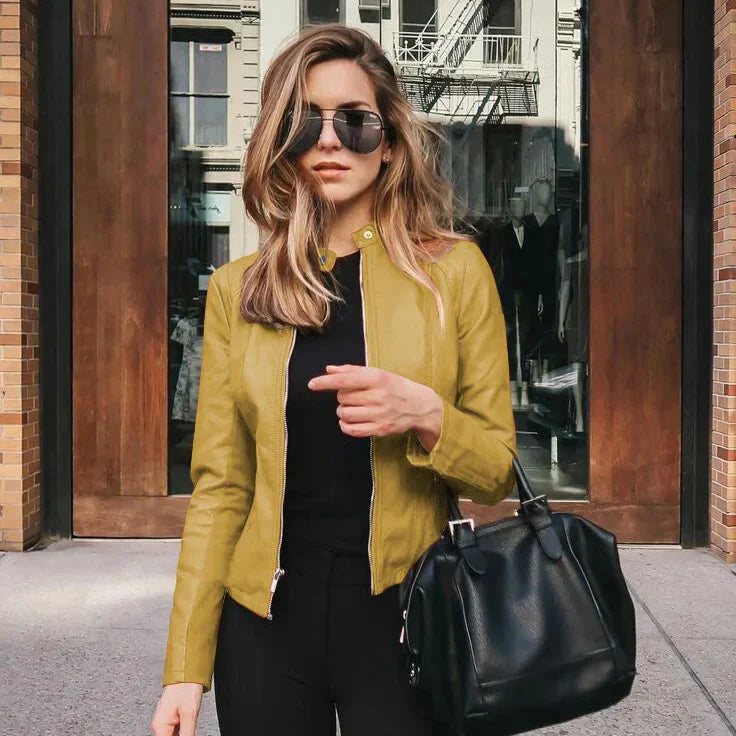 BERTA™ | CHAQUETA DE PIEL