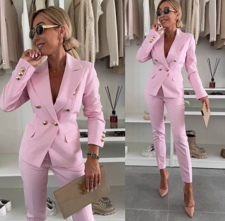 Erins – Conjunto Coordinado Elegante de Blazer y Pantalón para Mujer
